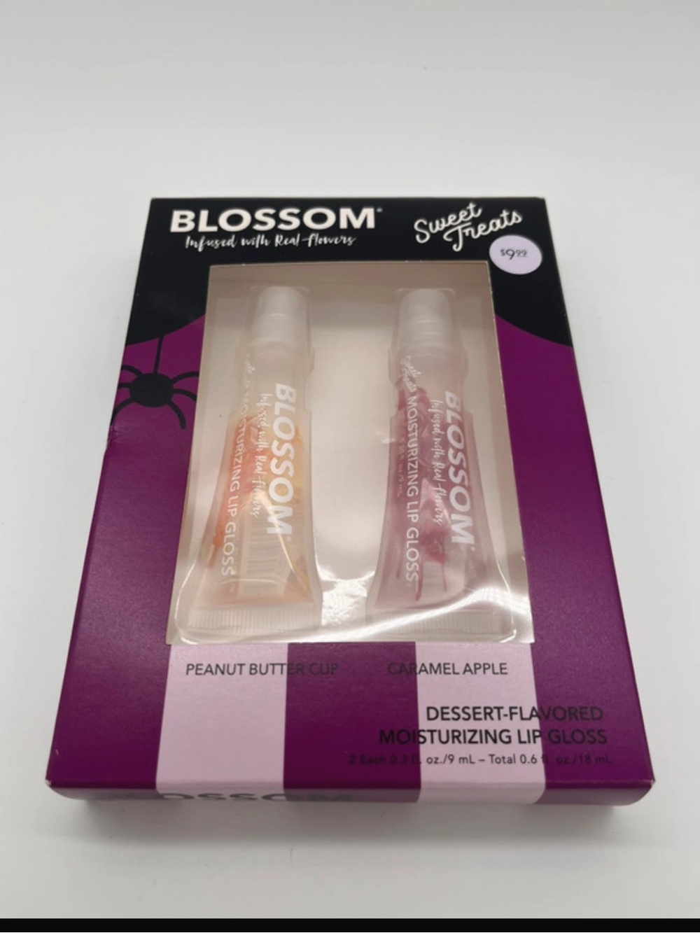 Sweet Treats Dessert-Flavored Moisturizing Lip Gloss Duo - Pink & Peach